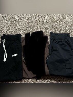 SHEIN Black and Brown pants (2)